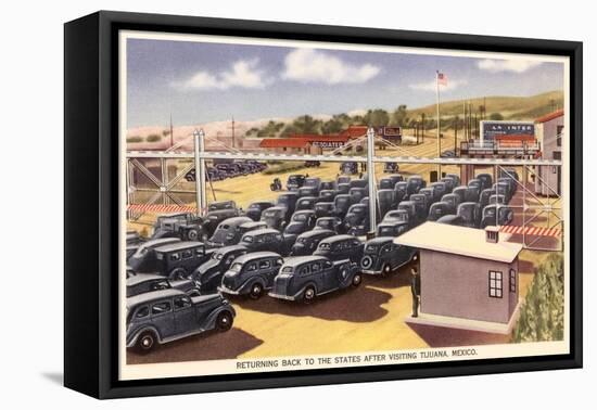 Border Crossing, Tijuana, Mexico-null-Framed Stretched Canvas
