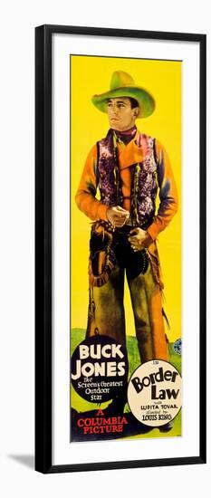 Border Law, Buck Jones, 1931-null-Framed Art Print