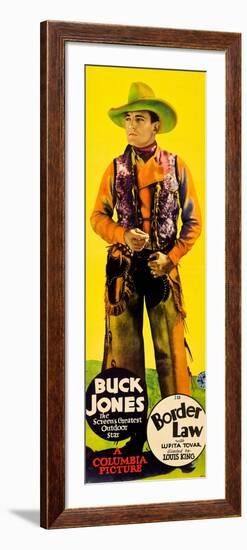 Border Law, Buck Jones, 1931-null-Framed Art Print