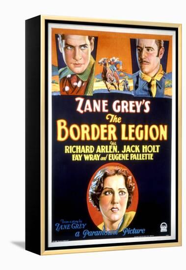 Border Legion, Richard Arlen, Jack Holt, Fay Wray, 1930-null-Framed Stretched Canvas