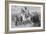 Border Ruffians from Missouri Invading Kansas, 1856 (Etching)-American-Framed Giclee Print