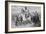 Border Ruffians from Missouri Invading Kansas, 1856 (Etching)-American-Framed Giclee Print