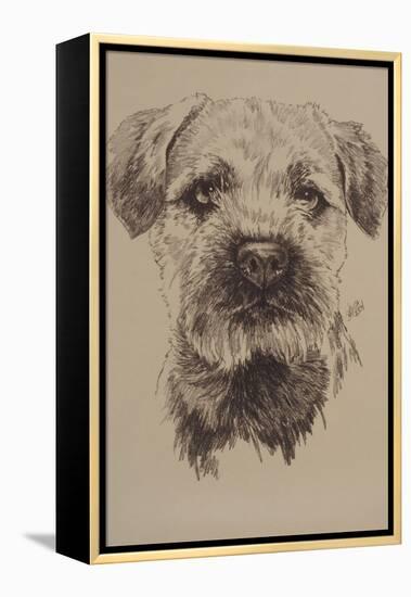 Border Terrier-Barbara Keith-Framed Premier Image Canvas