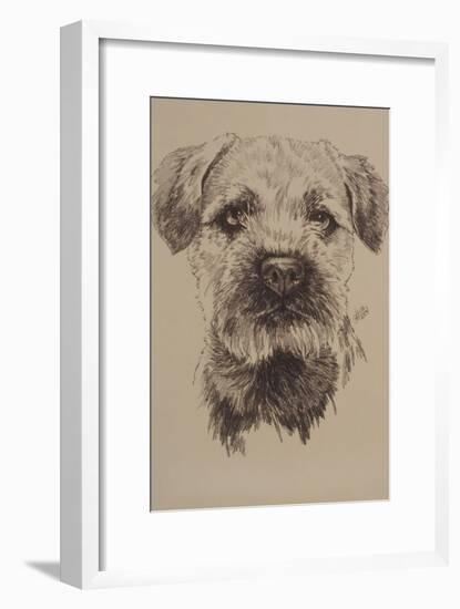 Border Terrier-Barbara Keith-Framed Giclee Print