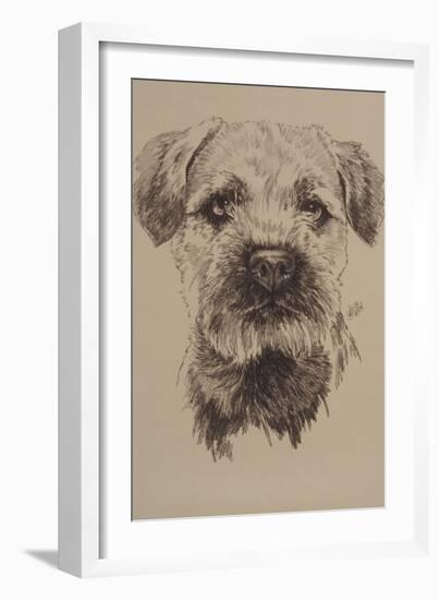 Border Terrier-Barbara Keith-Framed Giclee Print