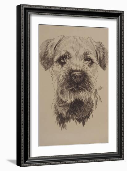 Border Terrier-Barbara Keith-Framed Giclee Print