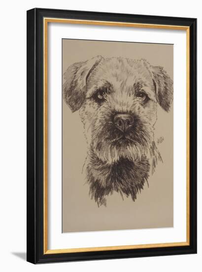 Border Terrier-Barbara Keith-Framed Giclee Print