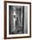 Border Waiting Outside Bathroom at Boarding House-William C^ Shrout-Framed Premium Photographic Print