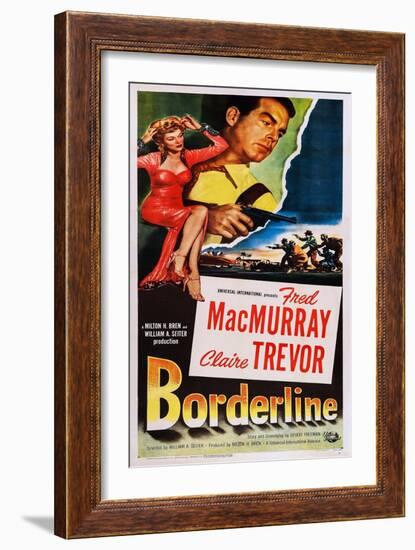 Borderline-null-Framed Art Print