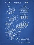 PP40 Faded Blueprint-Borders Cole-Giclee Print