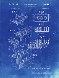 PP40 Faded Blueprint-Borders Cole-Giclee Print