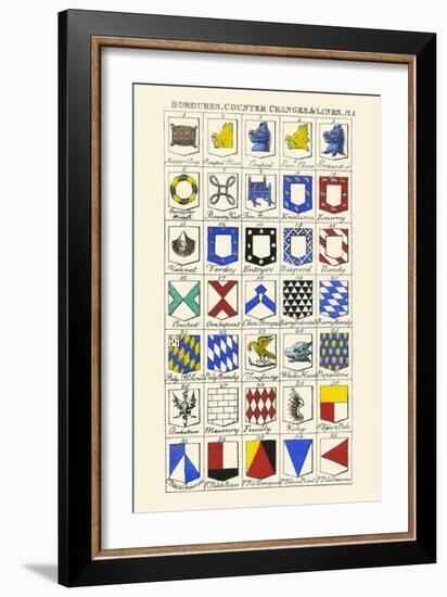 Borders, Counters, Changes and Lines-Hugh Clark-Framed Art Print