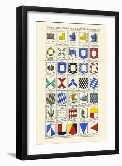 Borders, Counters, Changes and Lines-Hugh Clark-Framed Art Print