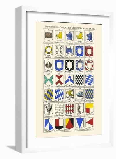 Borders, Counters, Changes and Lines-Hugh Clark-Framed Art Print