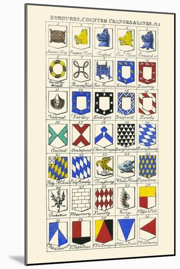 Borders, Counters, Changes and Lines-Hugh Clark-Mounted Art Print