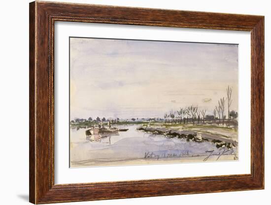 Bords de rivière-Johan Barthold Jongkind-Framed Giclee Print