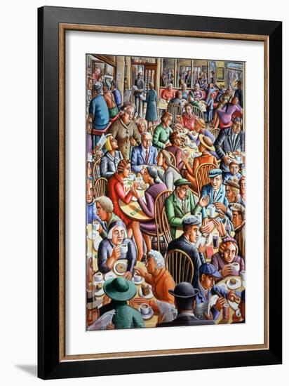 Bore Coffi Cymunedol-PJ Crook-Framed Giclee Print