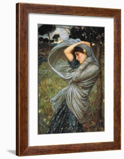 Boreas, 1903-John William Waterhouse-Framed Premium Giclee Print