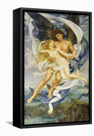 Boreas and Oreithyia, 1896-Evelyn De Morgan-Framed Premier Image Canvas