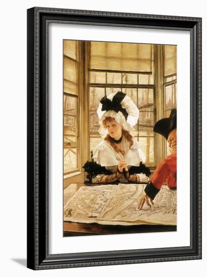 Bored Young Girl, 1872-James Tissot-Framed Giclee Print