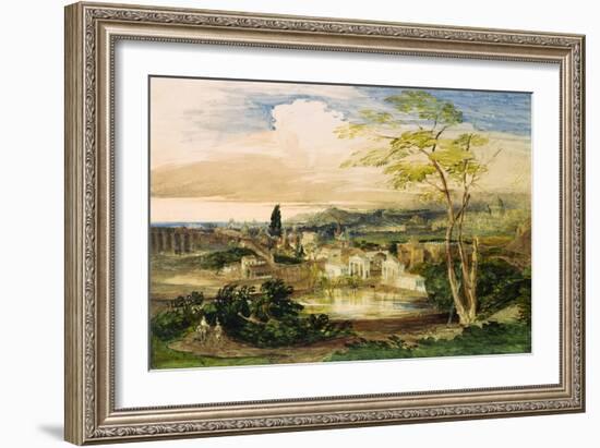 Borghese Gardens in Rome-Samuel Palmer-Framed Giclee Print