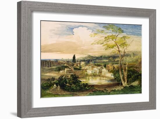 Borghese Gardens in Rome-Samuel Palmer-Framed Giclee Print