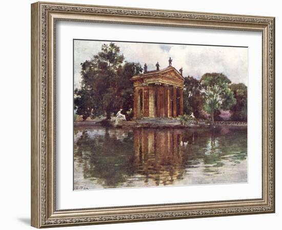 Borghese Villa Gardens-Alberto Pisa-Framed Photographic Print