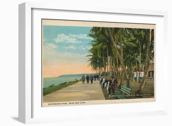 Borinquen Park, Near San Juan, 1909-null-Framed Giclee Print