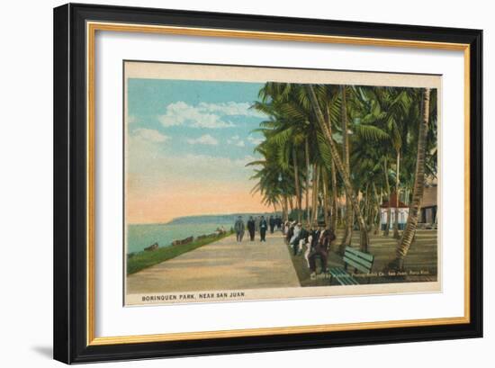 Borinquen Park, Near San Juan, 1909-null-Framed Giclee Print