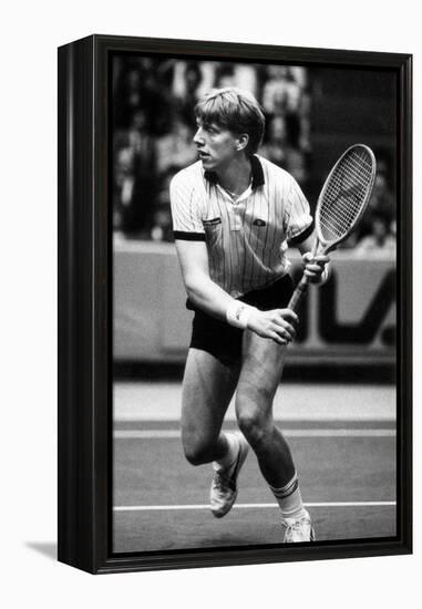 Boris Becker During a Match-null-Framed Premier Image Canvas