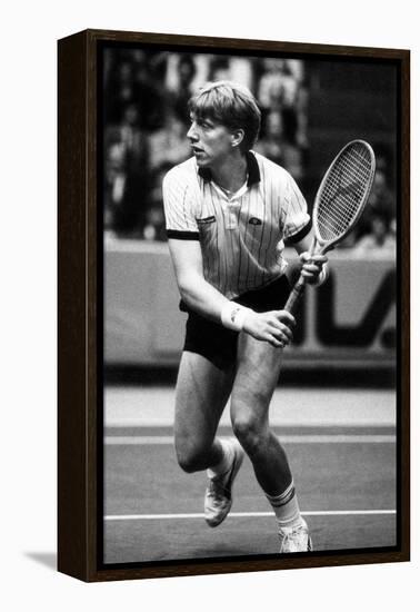 Boris Becker During a Match-null-Framed Premier Image Canvas