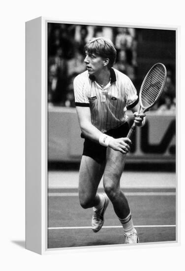 Boris Becker During a Match-null-Framed Premier Image Canvas