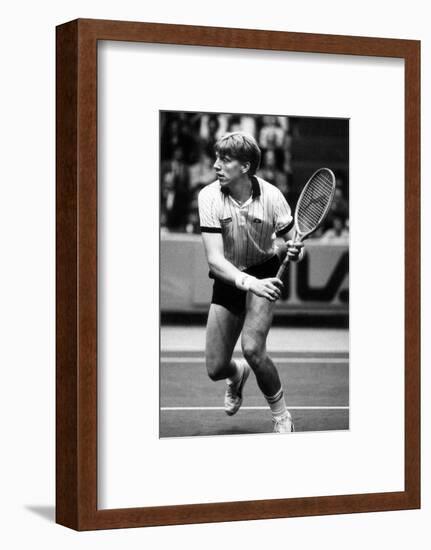 Boris Becker During a Match-null-Framed Photographic Print