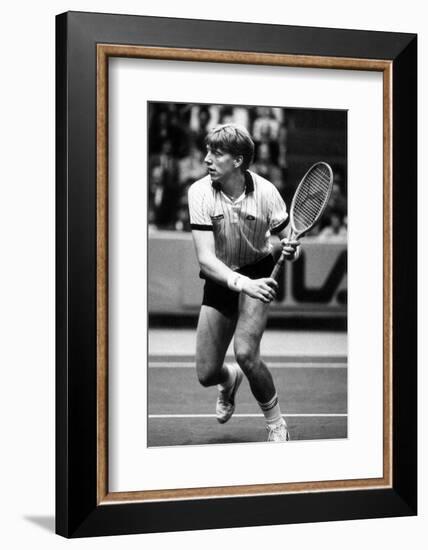 Boris Becker During a Match-null-Framed Photographic Print