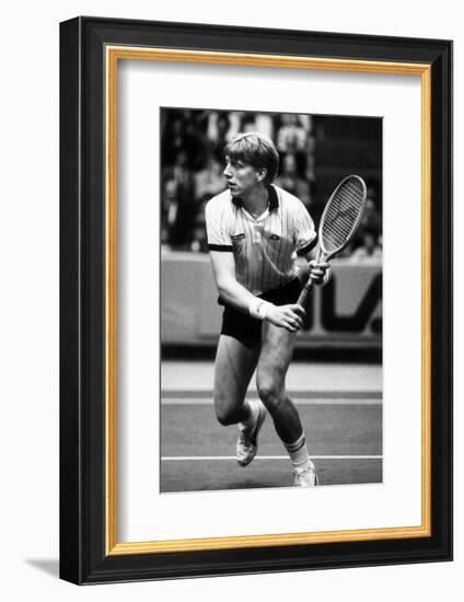 Boris Becker During a Match-null-Framed Photographic Print
