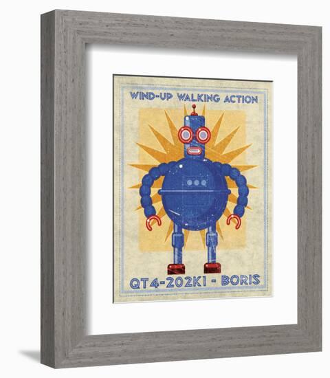 Boris Box Art Robot-John Golden-Framed Giclee Print