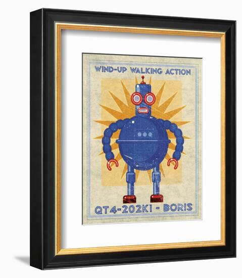 Boris Box Art Robot-John Golden-Framed Giclee Print