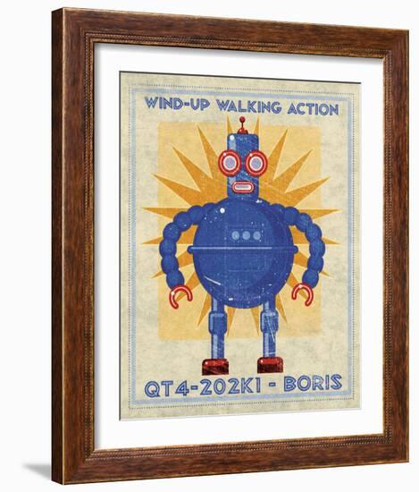 Boris Box Art Robot-John Golden-Framed Giclee Print