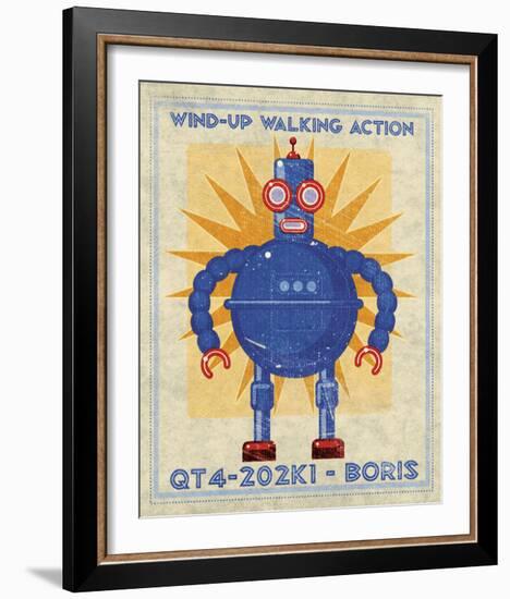 Boris Box Art Robot-John Golden-Framed Giclee Print