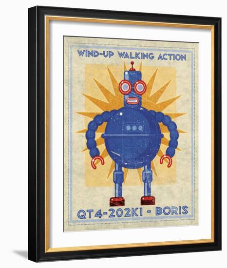 Boris Box Art Robot-John Golden-Framed Giclee Print