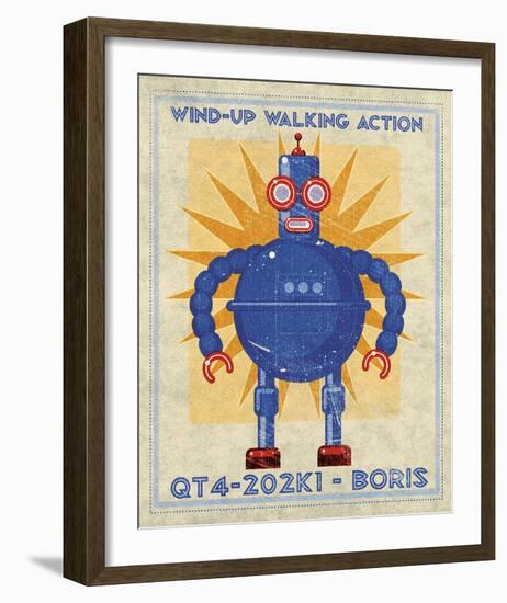 Boris Box Art Robot-John Golden-Framed Giclee Print