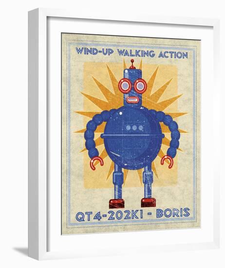 Boris Box Art Robot-John Golden-Framed Giclee Print