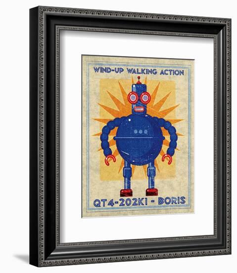 Boris Box Art Robot-John Golden-Framed Art Print