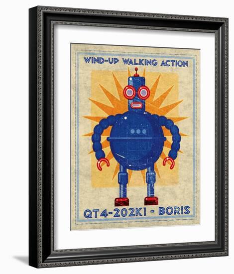 Boris Box Art Robot-John Golden-Framed Art Print