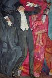 Motherhood, (Oil on Canvas)-Boris Dmitrievich Grigoriev-Giclee Print