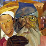 The Monk, 1922 (Oil on Canvas)-Boris Dmitrievich Grigoriev-Giclee Print