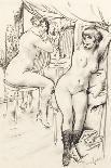 Erotic Drawing-Boris Dmitryevich Grigoriev-Giclee Print