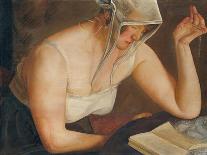 Woman Reading, C. 1922-Boris Dmitryevich Grigoriev-Giclee Print