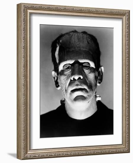 Boris Karloff "Frankenstein Lives Again!" 1935 "Bride of Frankenstein" Directed by James Whale-null-Framed Photographic Print