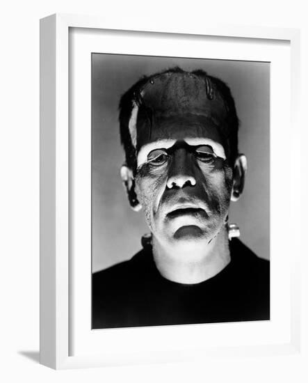 Boris Karloff "Frankenstein Lives Again!" 1935 "Bride of Frankenstein" Directed by James Whale-null-Framed Photographic Print